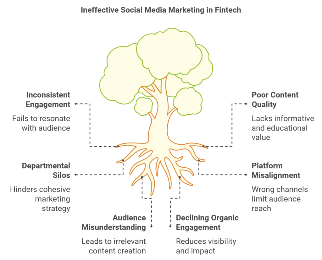 Fintech Social Media Marketing Common issues.